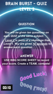 Thumbnail for Level Two (2) Quizzes at BBQ2024